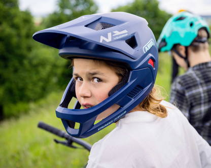 Abus YouDrop FF Fahrradhelm Kinder | dust grey