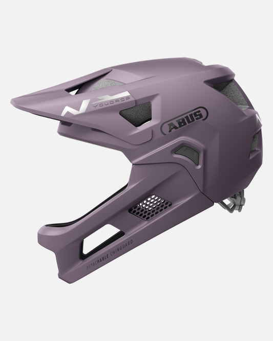 Abus YouDrop FF Helm Kinder | ash purple