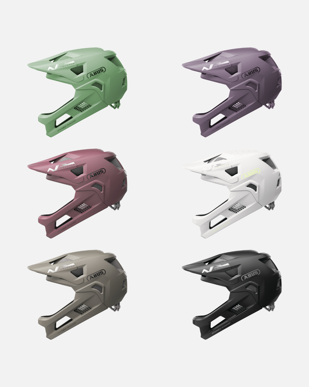 Abus YouDrop FF Helm Kinder | mist green