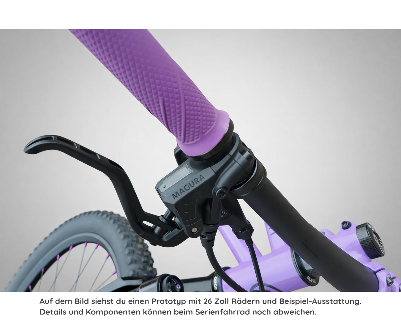 Hydraulischer Magura Bremshebel am BAZI 2 Kinder-Mountainbike